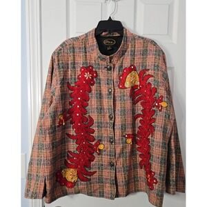 Alex Kim Womans  Blazer Plus Size 3X 100% Cotton